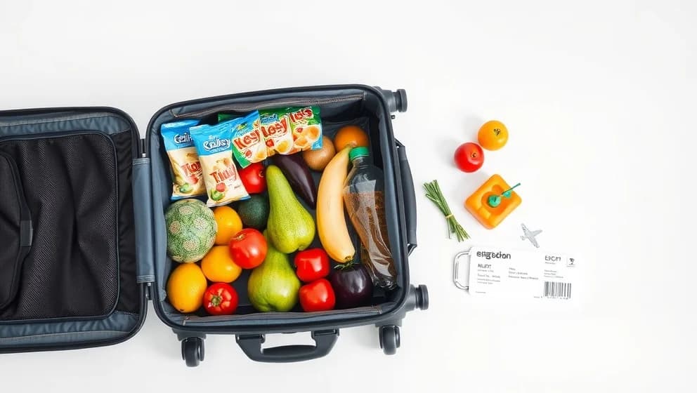 Får man ta med mat i incheckat bagage