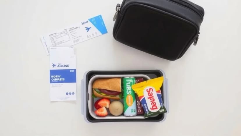 Får man ta med mat på flyget