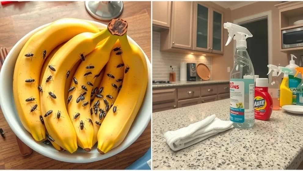 Hur får man bort bananflugor hemma