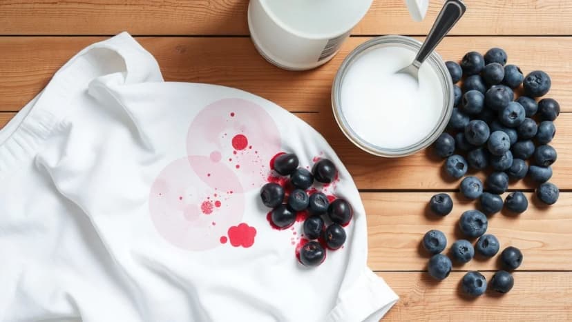 Hur får man bort blåbärsfläckar från kläder