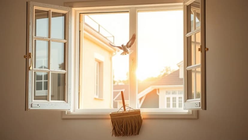 Hur får man bort en fågel från sitt hem