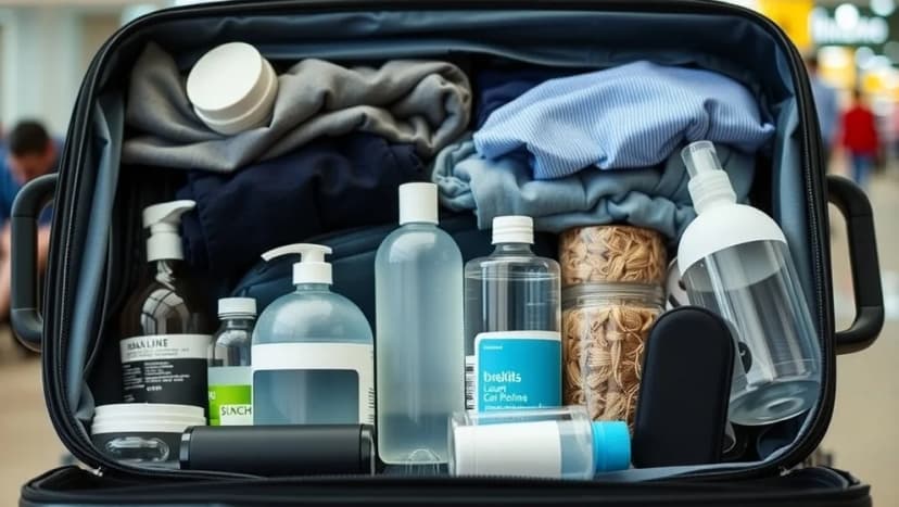 Hur mycket vätska får du ha i incheckat bagage